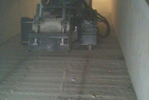 Frezen oppervlak inrit parkeergarage