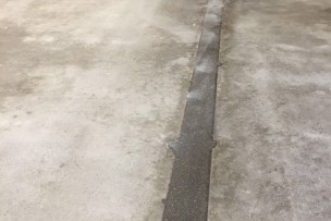Goten beton opvullen, nageschuurd